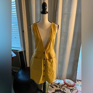 Gold Overall Dress